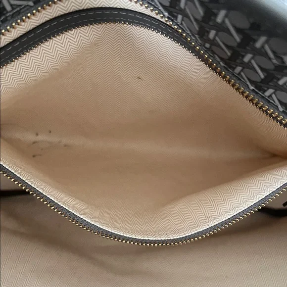 Tory Burch Ever Ready Gray Patterned Tote - Picture 4 of 8